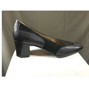 STUNNING Designer Ferragamo Heels - Black